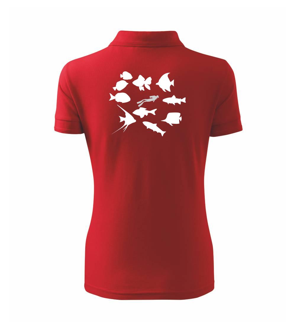 Potápeč ryby čtverec