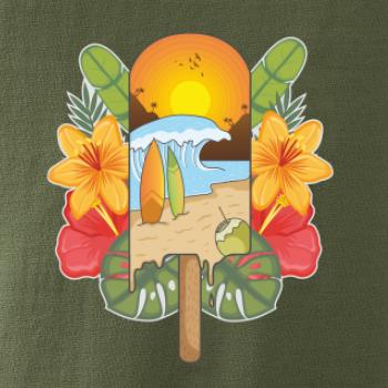 Léto, nanuk, moře, pláž