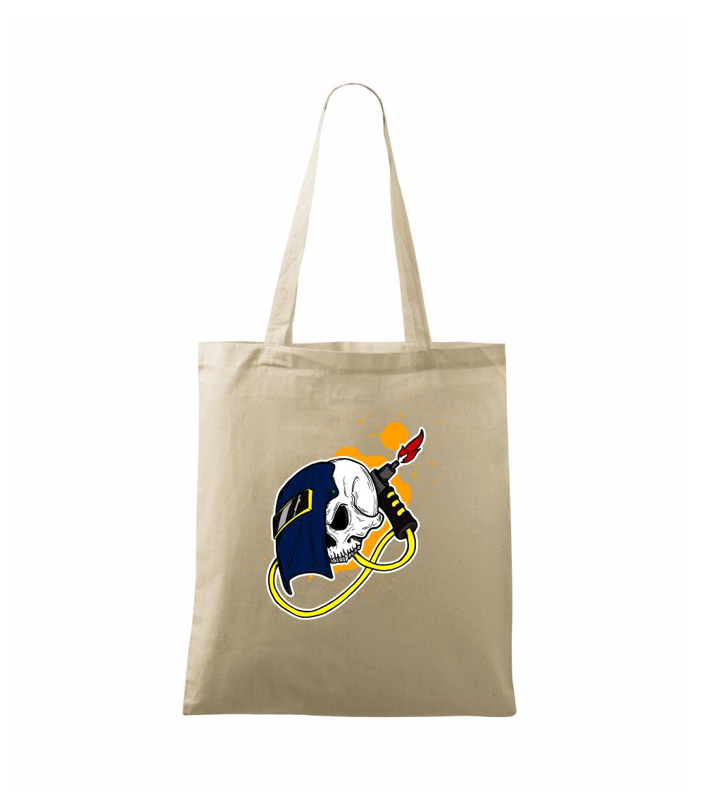 Svářeč - kreslená lebka