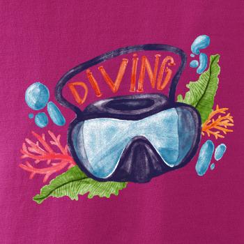 Diving obrázek kreslený
