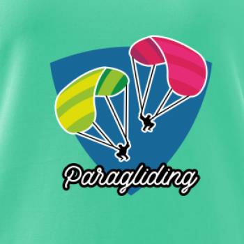 Paragliding dva padáky