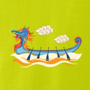 Dračí loď plameny