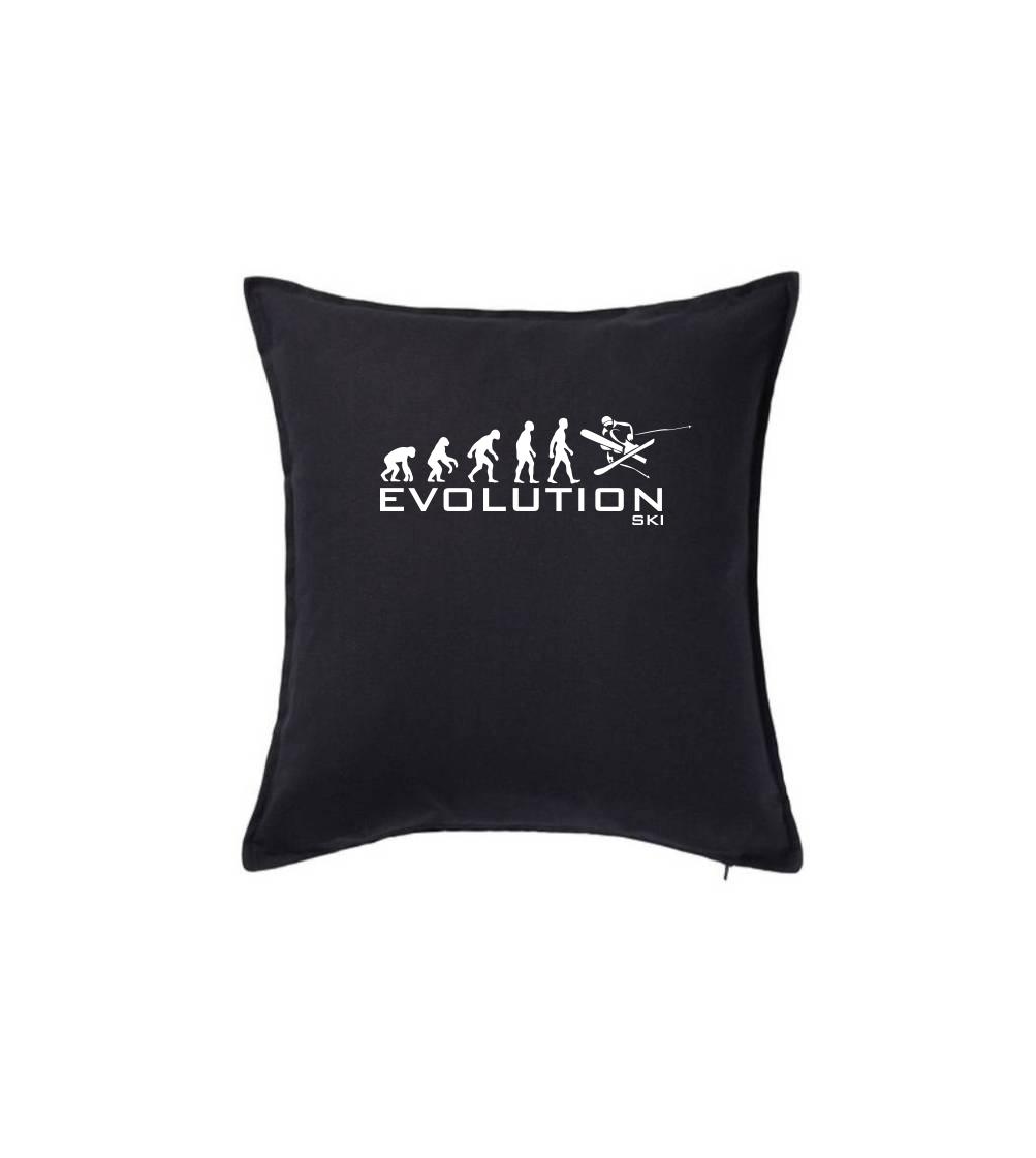 Evoluce lyžování - Polštář 50x50