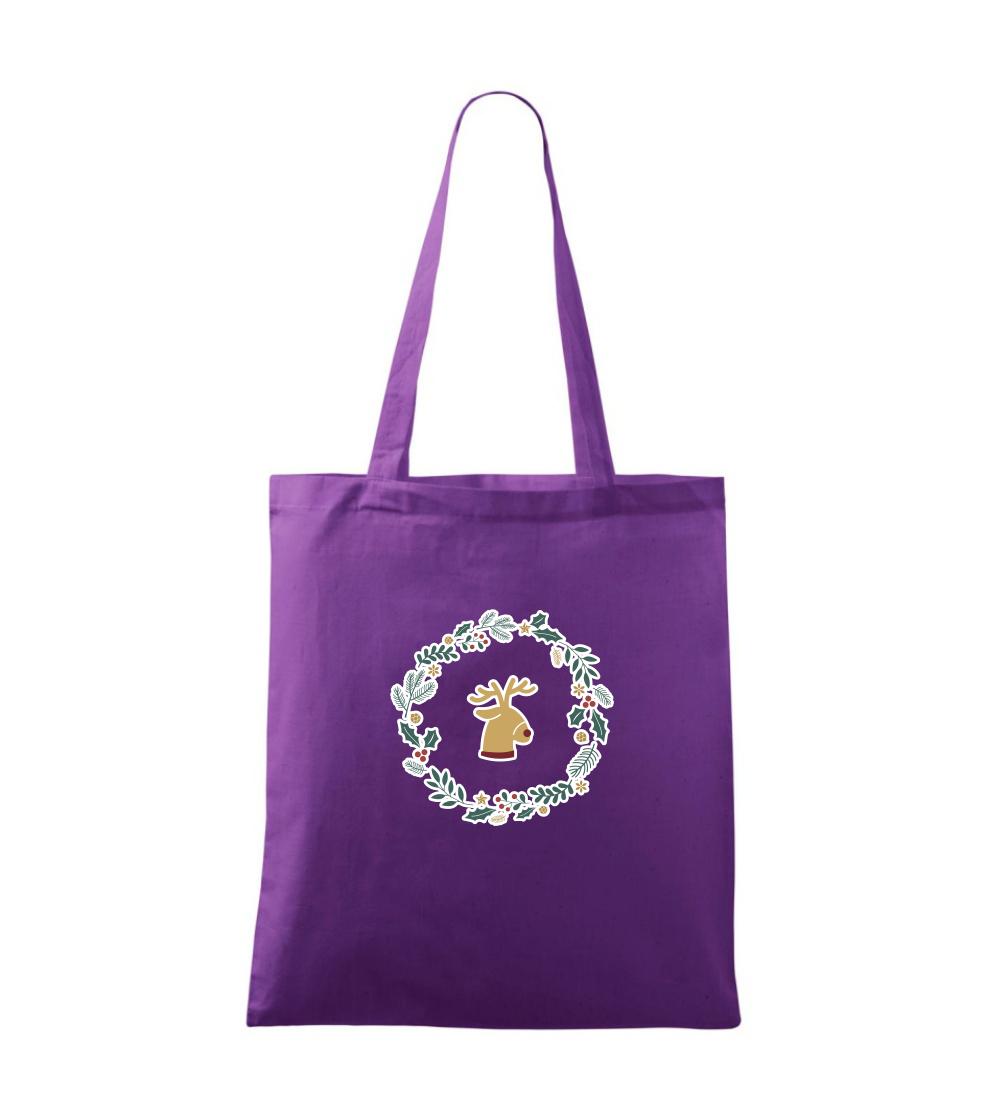 Vánoční věnec se sobem