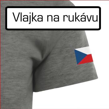 Česká vlajka na rukávu