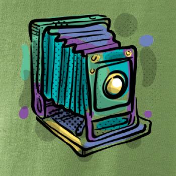 Foťák barevný starý - jedna čočka