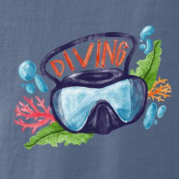 Diving obrázek kreslený