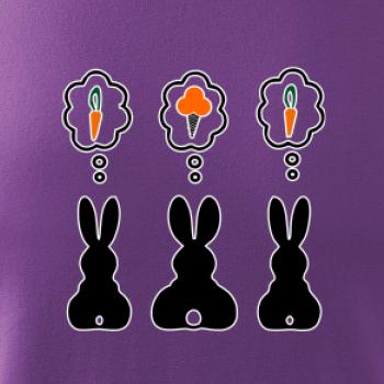 Králici přemýšlí, co by sežrali