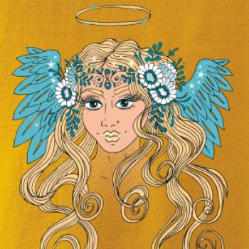 Anděl malovaný - žena (Pecka design)