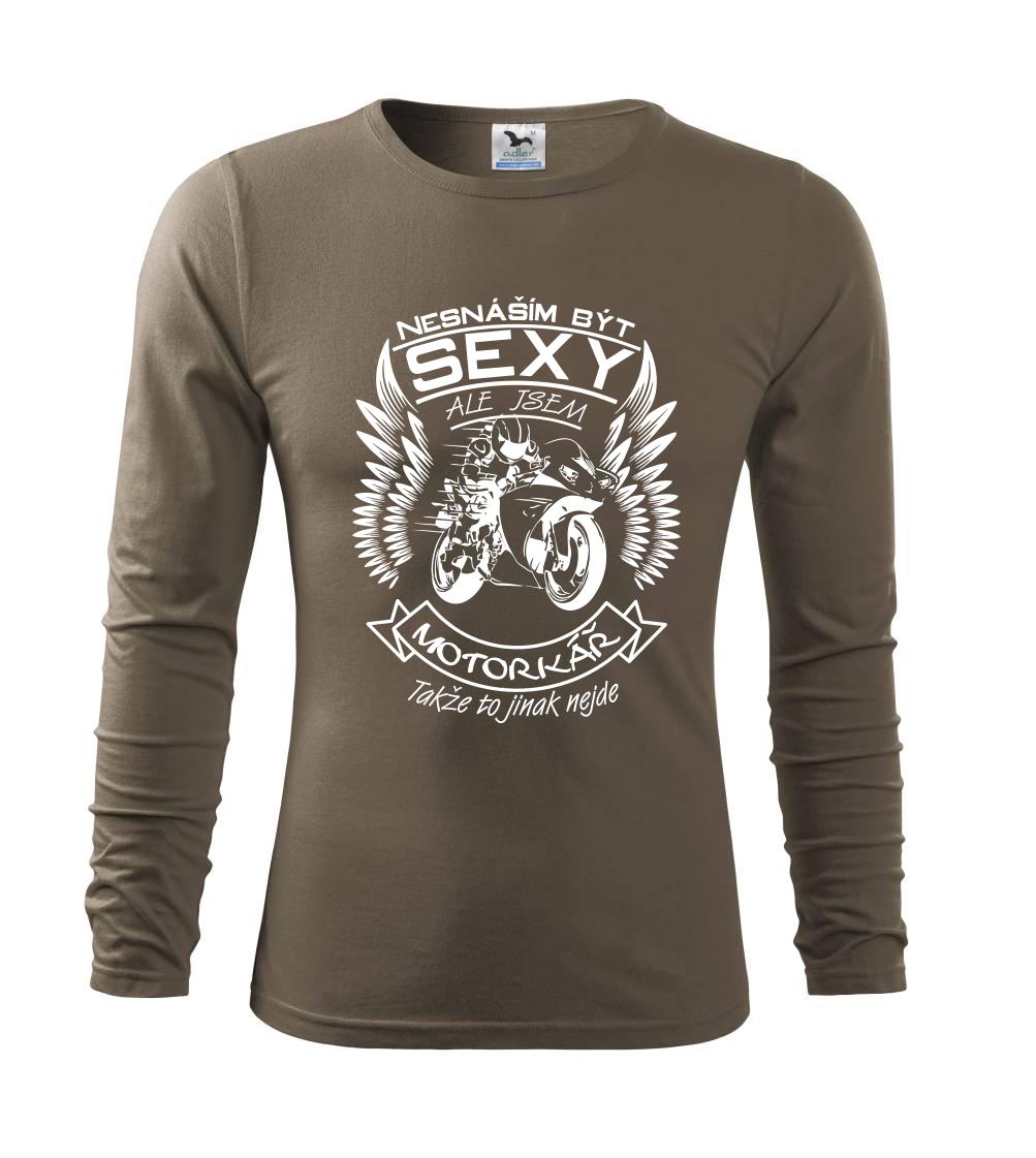 Nesnáším být sexy - motorkář, motorkářka (motorka) Nesnáším být sexy - motorkář, motorkářka (motorka)