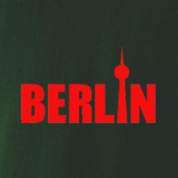 Berlin nápis věž Berliner Fernsehturm