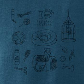 I love my pet - kreslený obrázek