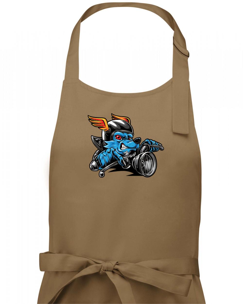 Motorkář vlk Motorkář vlk