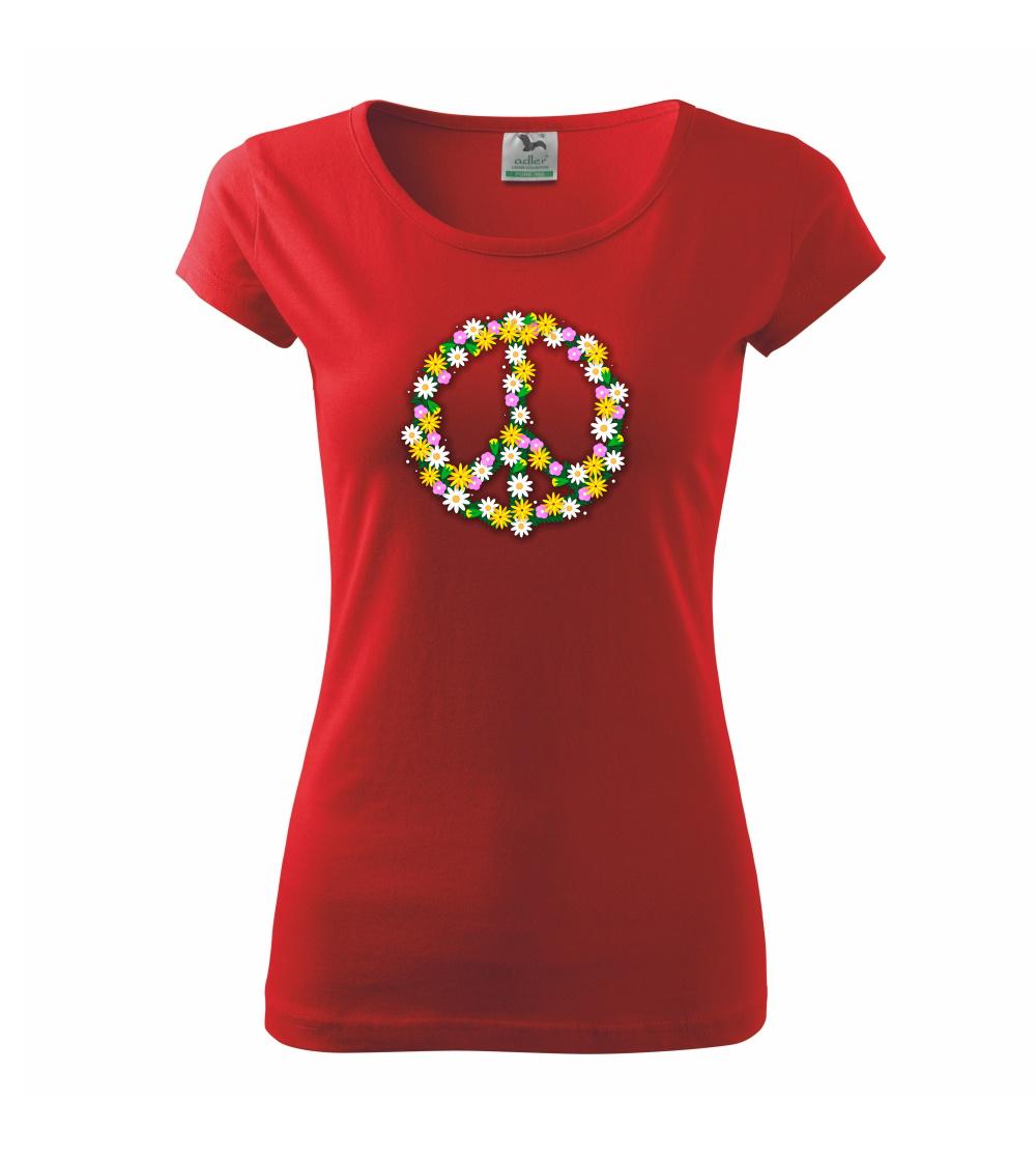 Peace symbol kopretiny