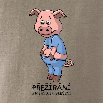 Přežírání zmenšuje oblečení (Hana-creative)