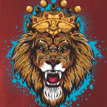 Lev kreslený s korunou
