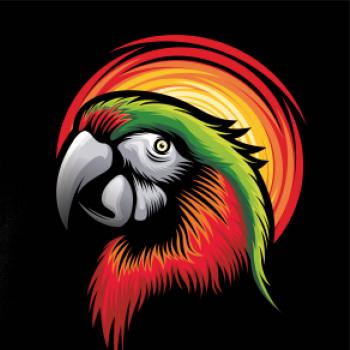Hlava papouška logo