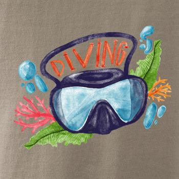 Diving obrázek kreslený