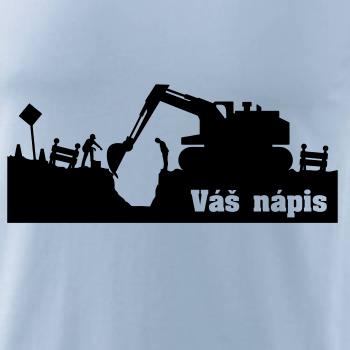 Zemní práce - silueta (váš text)