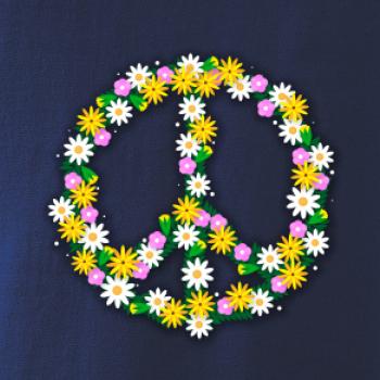 Peace symbol kopretiny Peace symbol kopretiny