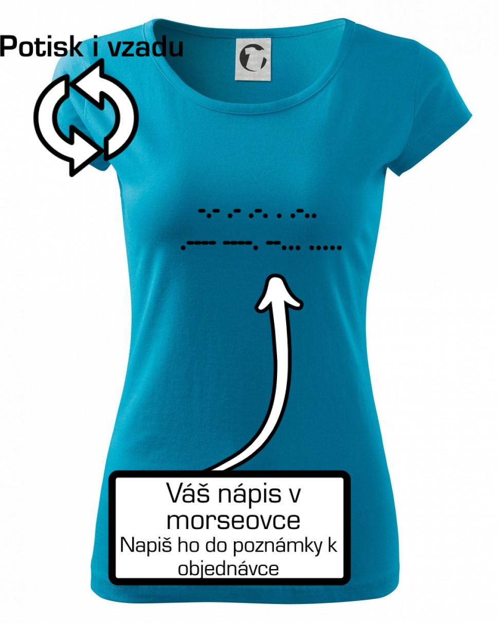 Morseovka - váš nápis