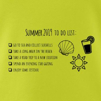 Summer 2019 to do list