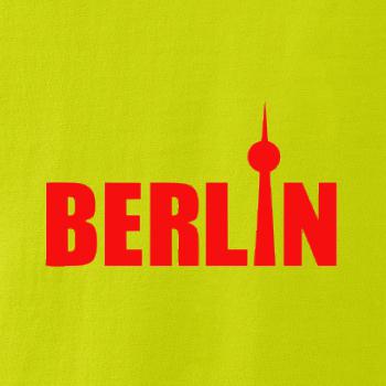 Berlin nápis věž Berliner Fernsehturm