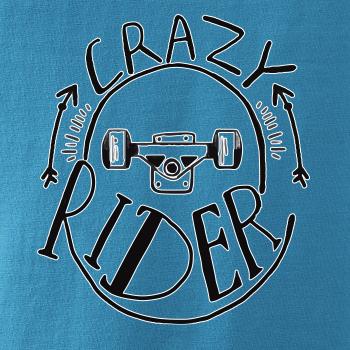 Crazy skateboard rider