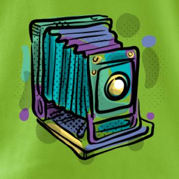 Foťák barevný starý - jedna čočka