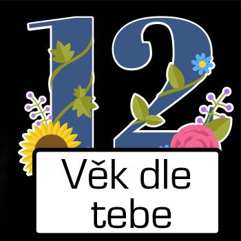 Květinové číslo kreslené - vlastní věk