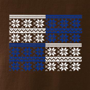 Vánoční vzor - šachovnice