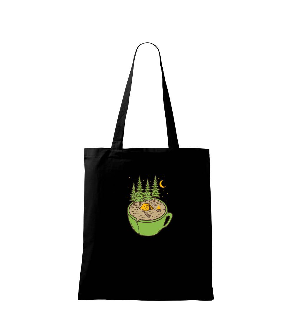 Hrnek plný stanování