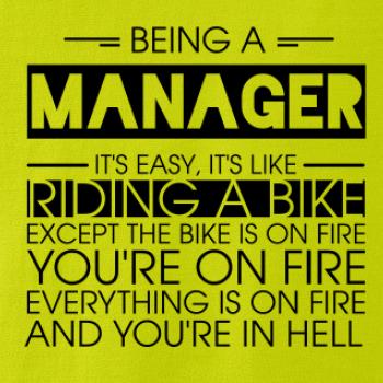 Being a manager - bike