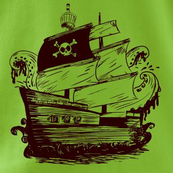 Pirátská loď malovaná