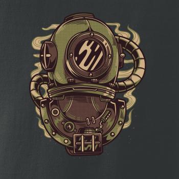 Starý potapěčský skafandr