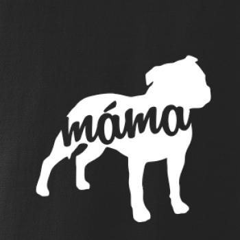 Stafordširský bullteriér máma obrys