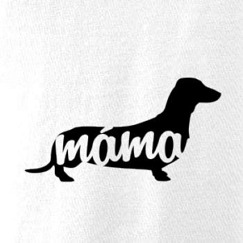 Jezevčík krátkosrstý máma obrys