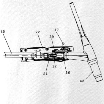 Svářeč - Svářecí pistole - nákres
