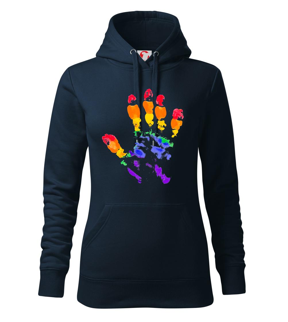 LGBT hand print LGBT hand print