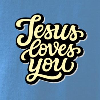 Jesus loves you - psací písmo