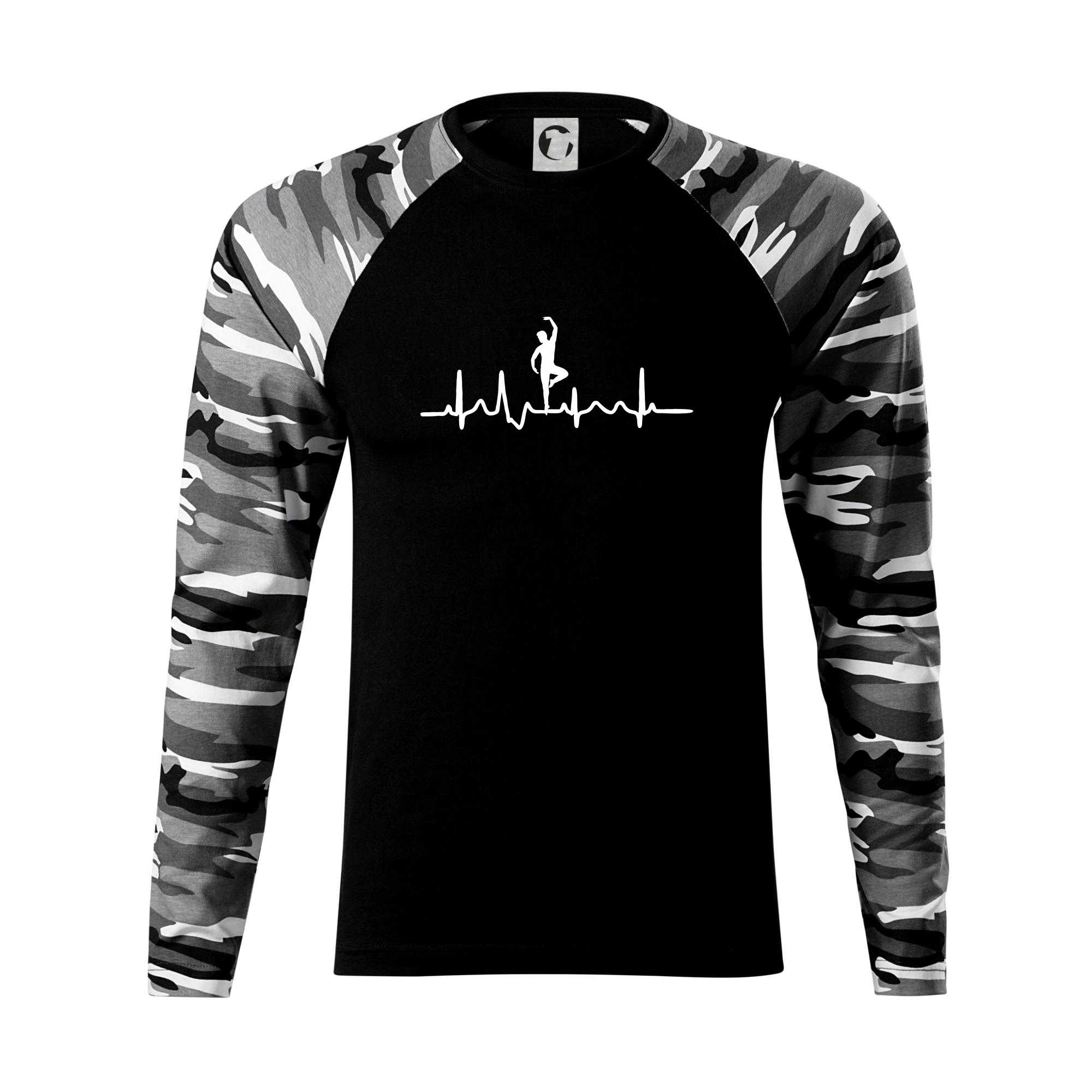 EKG tanečník muž - Camouflage LS