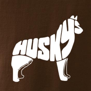 Husky - text v těle