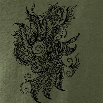 Tetování ornament kytka