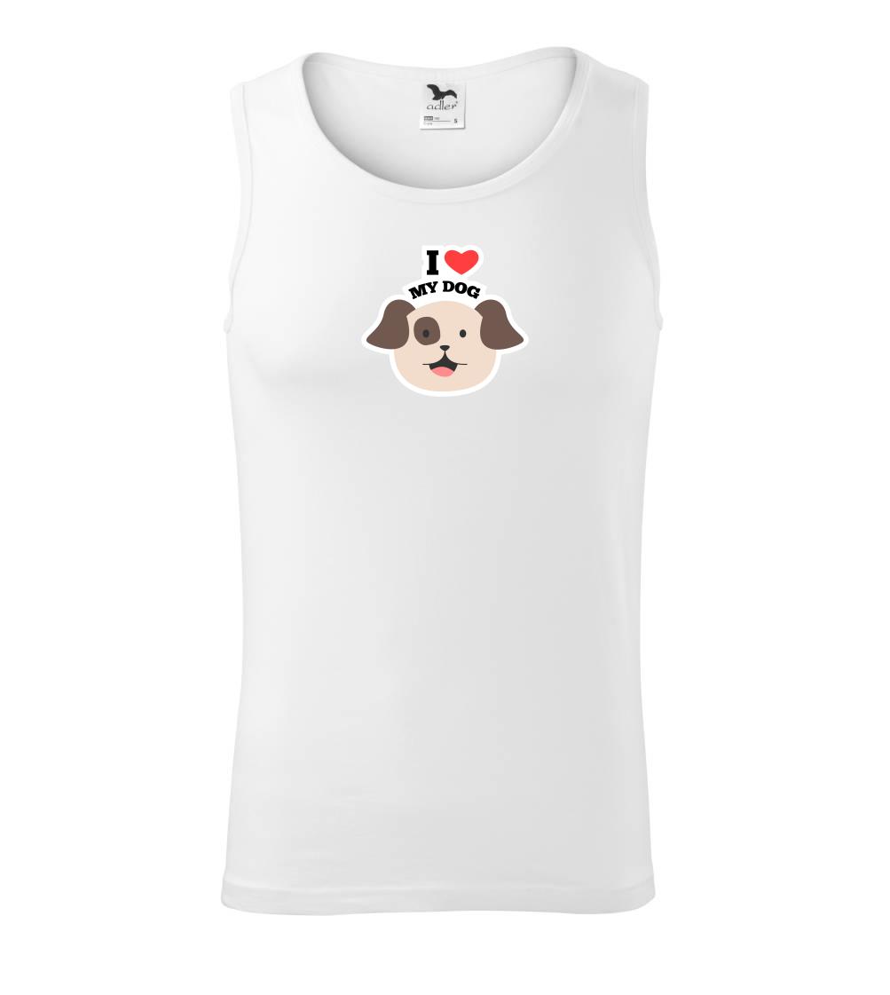 I love my dogs - kreslený - Tílko pánské Core