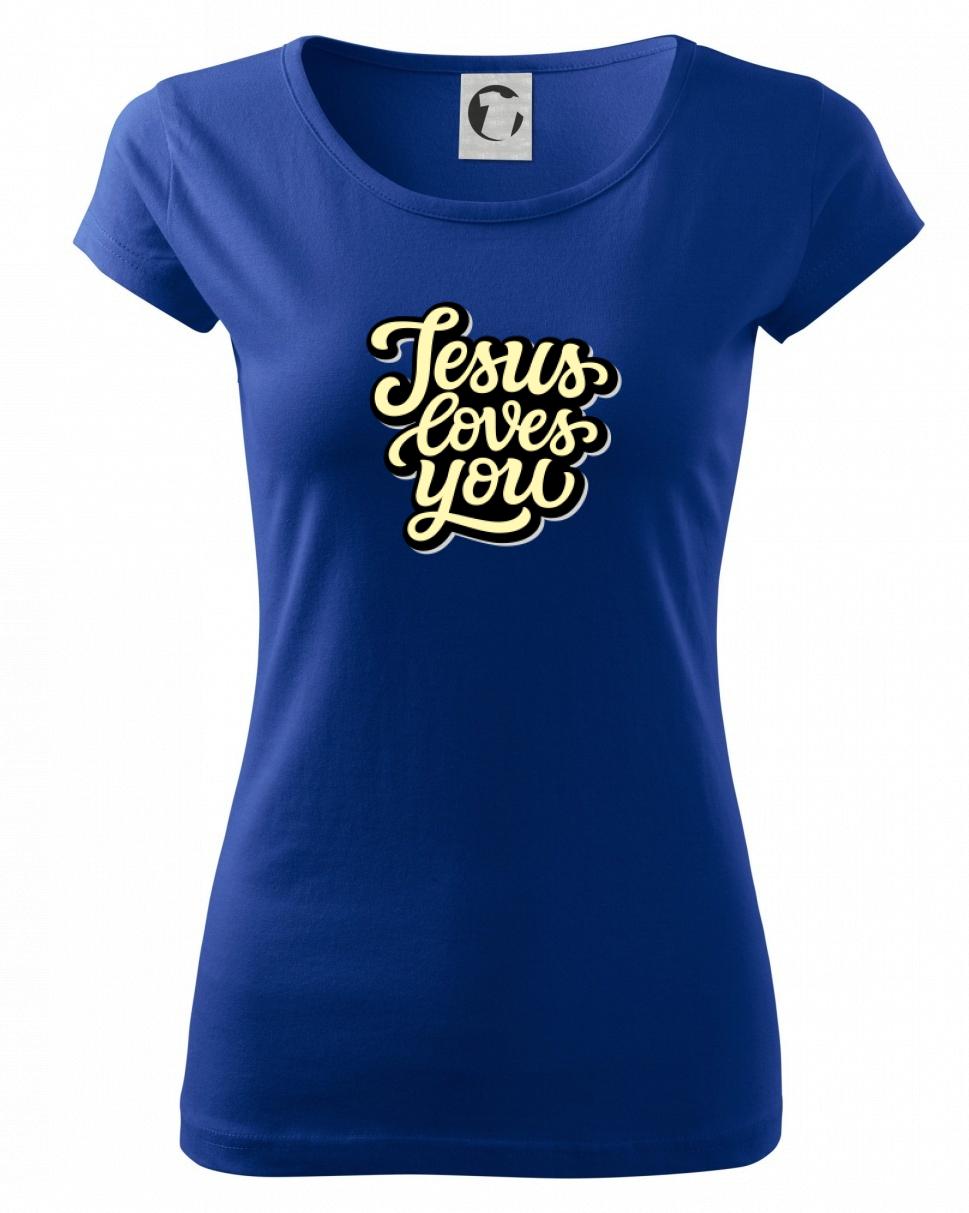 Jesus loves you - psací písmo