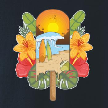 Léto, nanuk, moře, pláž