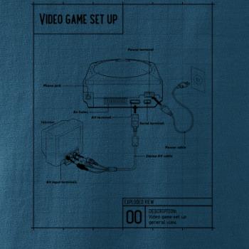 Nákres TV video hra kulatá