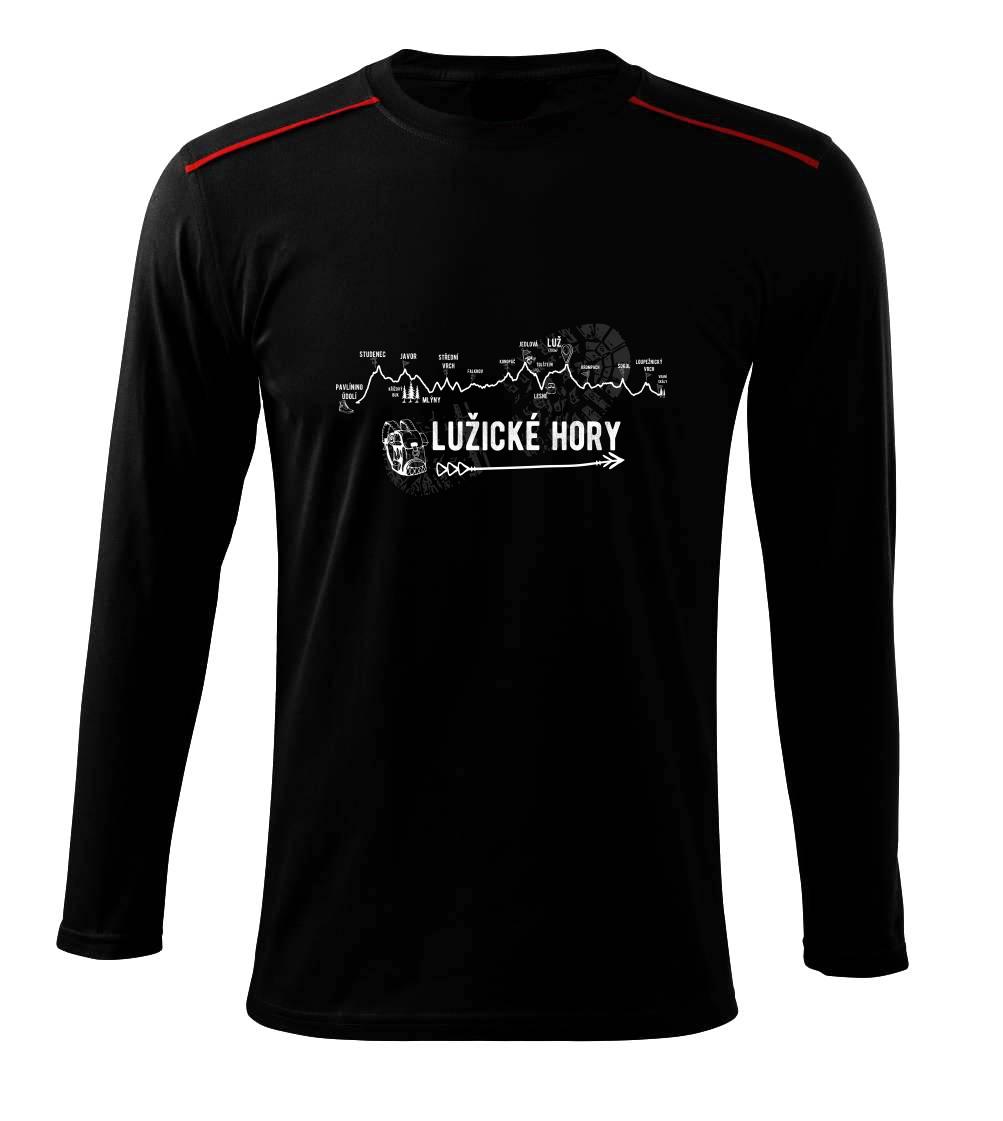 Profil Lužické hory - Triko s dlouhým rukávem Long Sleeve