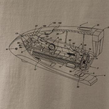 Nákres kancelářská sešívačka