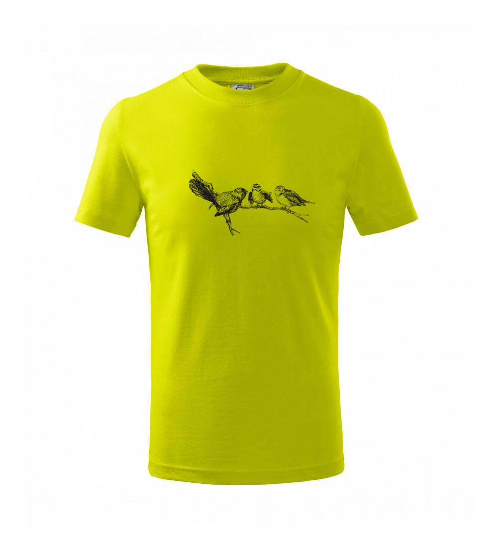 Ptáčci na větvi malovaní